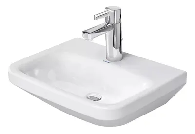 Lavoar Duravit DuraStyle 0708450000, montare pe perete, 45 x 34 cm, dreptunghiular, Alb