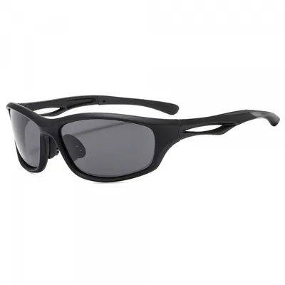 Ochelari De Ciclism Unisex Techsuit 9309, Polarizati, Negri Gri