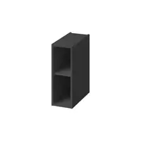 Dulap suspendat, modul deschis, 20x55.1 cm, antracit, Cersanit Larga