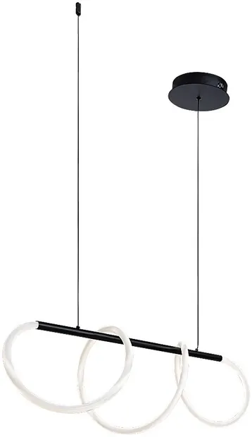 LED Pendel Rabalux - Montema 72269, IP20, 40W, 3750-4000lm, negru
