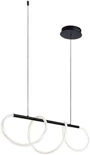 LED Pendel Rabalux - Montema 72269, IP20, 40W, 3750-4000lm, negru
