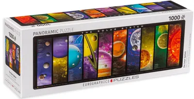 Puzzle panoramic Eurographics din 1000 de piese - Sistemul solar