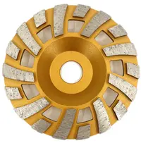 Disc cupa diamantata cu dinti alternativi pentru slefuire rapida de Beton si Abrazive 125mmx22,2mm PREMIUM - DXDY.PLCC.125