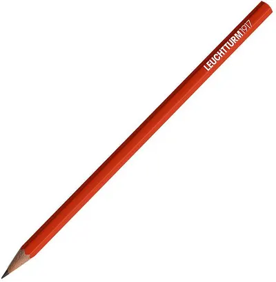 Creion grafit Leuchtturm1917 Natural Colors - HB, roșu