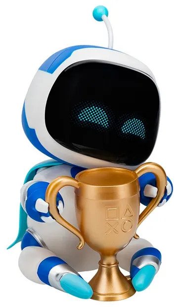 Lampă Paladone Games: Astro Bot - Astro Bot with Trophy