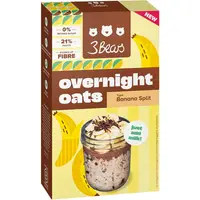 Porridge din Ovaz cu Banane si Boabe de Cacao Sparte fara Zahar Adaugat 400g