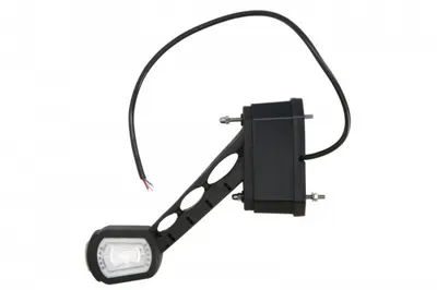 Lumina clarificare stanga, portocaliu rosu alb, LED, suprafata, lungime cablu 500mm, cu brat lung, 12 24V (cu modul senzor de marsarier)