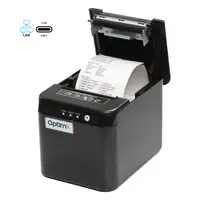 Imprimanta termica pentru chitante, bonuri, HoReCa, OptimX Pro HQ821, 80mm, viteza de printare 200mm/s, USB, LAN