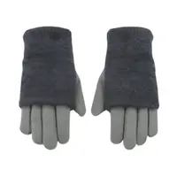 Mănuși damă, Antonio, cu funcție touch și manșetă detașabilă, culoare gri, one size