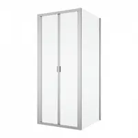 Cabina de dus 80x100 cm, cu usa pliabila culisanta, crom, Ronal Divera