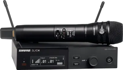 Sistem de microfon wireless Shure - SLXD24E/K8B-S50, negru