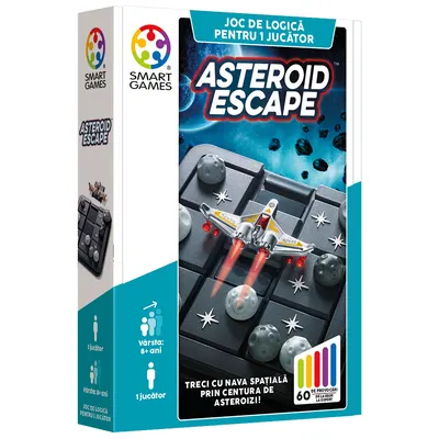 Joc de logica cu 60 de provocari, Smart Games, Asteroid Escape