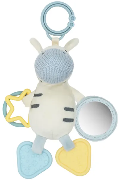 Jucărie moale cu activități KikkaBoo Stripy Friends