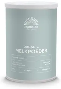 Organic Skimmed Milk Powder, 450 g, Mattisson Healthstyle