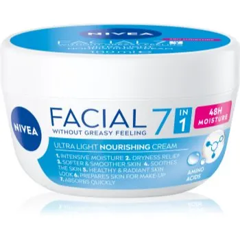 NIVEA Facial Nourishing crema cu textura usoara nutritie si hidratare
