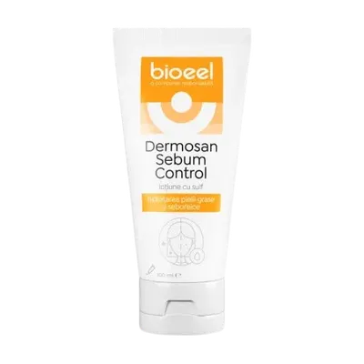 Lotiune cu sulf Dermosan Sebum Control, 100ml, Bioeel
