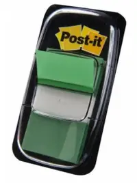 Indici autoadezivi Post-it 680-3 - Verzi, 2.5 х 4.3 cm, 50 buc