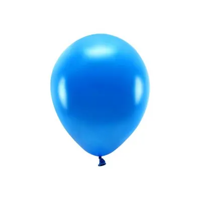 Baloane latex eco metalice bleumarin 30 cm 10 buc