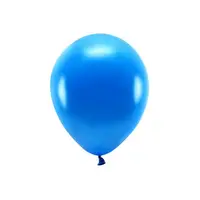 Baloane latex eco metalice bleumarin 30 cm 10 buc