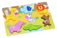 Puzzle din lemn Classic World - 3D cu animale