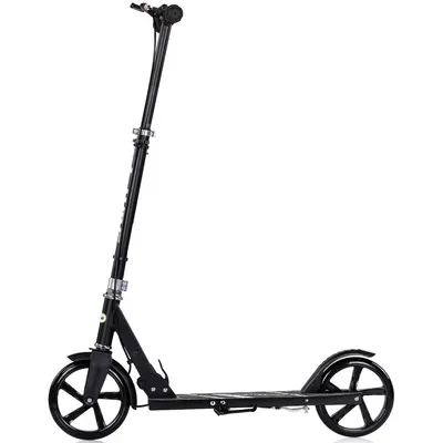 Trotineta pliabila pentru copii Chipolino Swift Black cu frana de mana, rulment ABEC-7, cric, greutate admisa 100 kg
