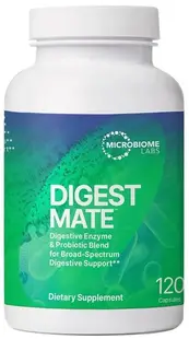 DigestMate Enzime digestive + Probiotice, 120 capsule, Microbiome Labs