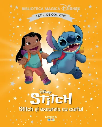 Stitch si excursia cu cortul. Disney. Biblioteca magica. Editie de colectie