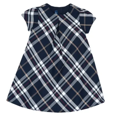 Rochie copii Chicco pentru Craciun, albastru inchis, 00851-69MC
