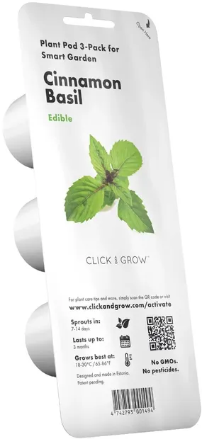 Semințe Click and Grow - Cinnamon basil, 3 rezerve