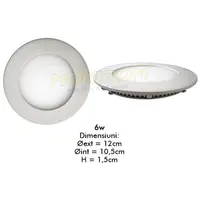Spot Led plat 6w/2700k (rotund) – montaj ingropat