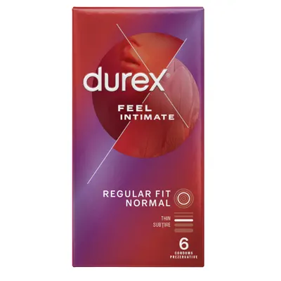 Prezervative Durex Feel Intimate, Reckitt Benckiser | 6 buc