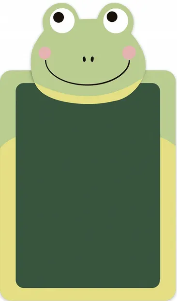 Tablă de desen și set de cretă colorată Apli Kids - Frog