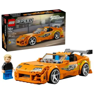 LEGO® Speed Champions Toyota Supra MK4 din Furios si iute 77260, 292 de piese