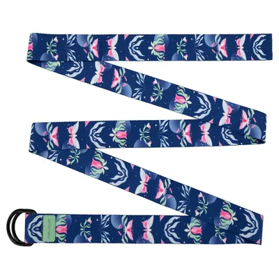 Centură de yoga Spokey THE BLOOM BELT - sus?inere ?i elegan?ă în practică