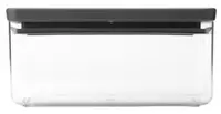 Cutie pentru depozitarea produselor Brabantia - Tasty+ Stackable, 1.5 l, Dark Grey
