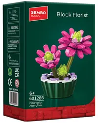 Constructor Sembo Block - Floare în ghiveci, 123 piese