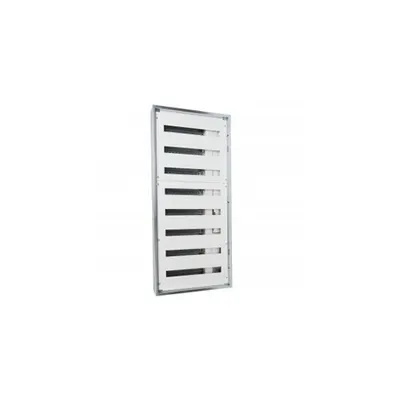 Tablou metalic modular XL³ S 160 montaj incastrat 24-module pe rand cu fixing lugs - RAL 9003 - 8 randuri - 192 module - 1412x667x138 mm