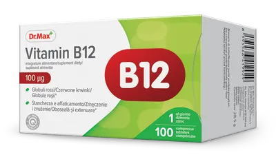 Dr. Max Vitamina B12 100mcg, 100 comprimate filmate