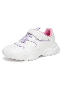 Pantofi copii - sneakers - velcro - alb - material sintetic