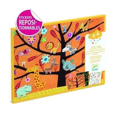 Set creativ - Abtibilduri repozitionabile cu animale