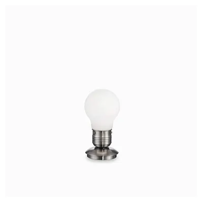 Veioza Luce Bianco, 1 bec, dulie E27, D:150mm, H:300mm, Alb