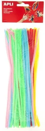 Snururi din plus APLI - Culori neon, 50 de bucati