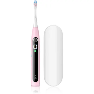 Oclean X Kids Set periuta de dinti cu ultrasunete pentru copii cu trusă de călătorie Pink 1 buc