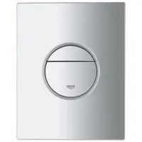 Placa de actionare WC Grohe Nova Cosmopolitan 38765P00, dubla spalare, reversibila, 15.6 x 19.7 cm, mat, Crom