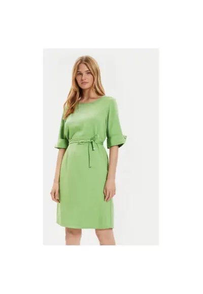 Rochie dama - 303808938 - Viscoza - Verde - Verde