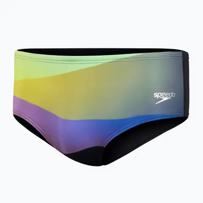 Slip de baie Speedo Allover Digital Brief pentru bărbați