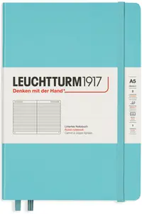 Agenda Leuchtturm1917 Rising Colors - A5, pagini liniate, Aquamarine