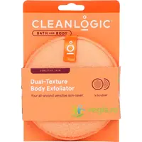 Burete Exfoliant pentru Piele Sensibila cu Doua Texturi Bath & Body 1buc