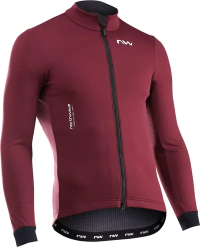 Jachetă ciclism iarnă Northwave Blade Light - roșu cabernet | impermeabilă