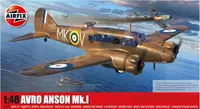 Model de asamblat Airfix Militari: Avioane - Avion multirol britanic Avro Anson Mk.I